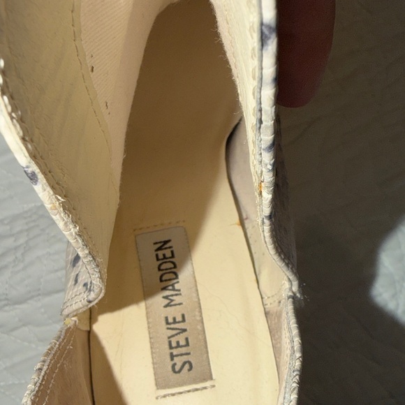 Steve Madden Snake-Print Women's Cutout Ankle Boots - Picture 9 of 9